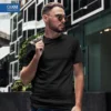 QUOZ Men Brand Blank T Shirt