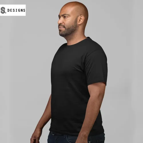 S Design Men Block Blank T-Shirt