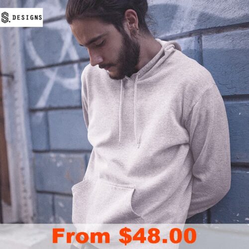 S Design Unisex Hoodie Blank