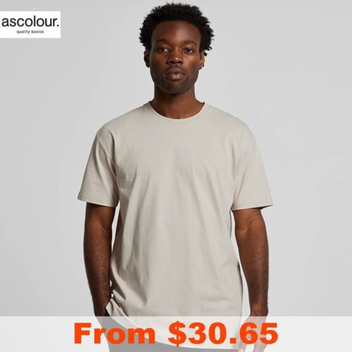 AS Colour Men Staple T Shirt with Custom Print