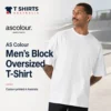 AS Colour Men's Block Oversized T-shirt with custom printing in Australia