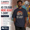 AS Colour Men's Heavy T-shirt with custom printing in Australia