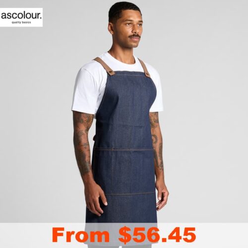 AS Colour Denim Apron with Custom Print