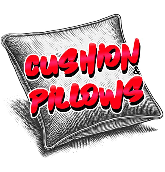 Cushion & Pillows Print Logo