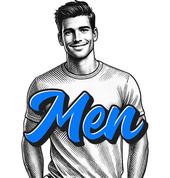 Men Printing Logo