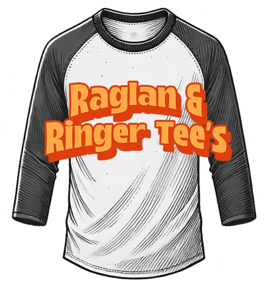 Raglan and Ringer Printing
