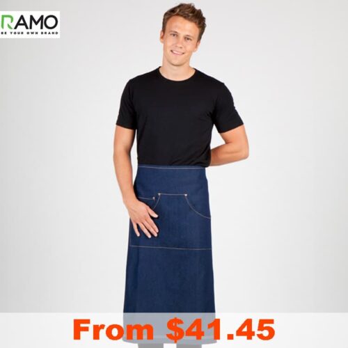 Ramo Denim Half Apron with Custom Print