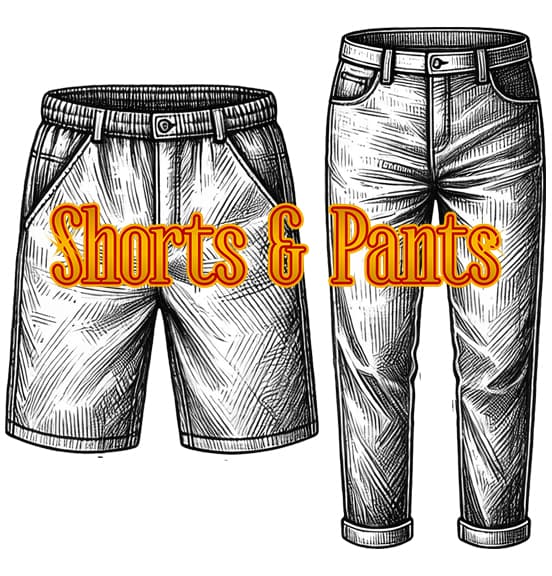 Shorts and Pants Printing