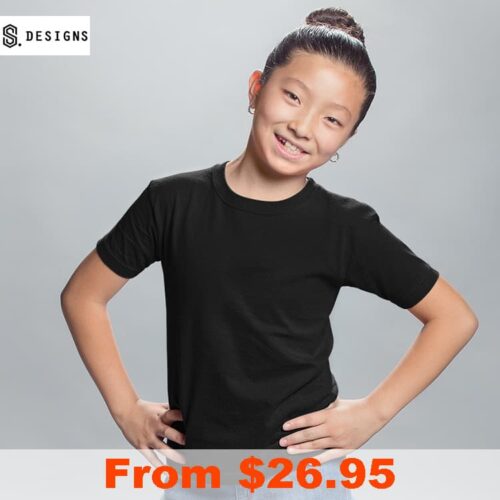 S Design Kids T-Shirt with Custom Print