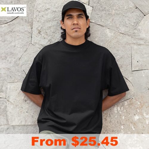 LAVOS Premium Men Oversized T Shirt Blank