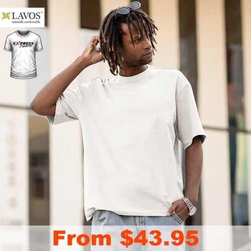 Express LAVOS Premium Men Oversized T Shirt with Custom Print