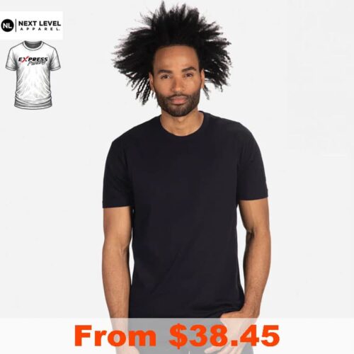 Express Next Level Men Cotton T Shirt with Custom Print