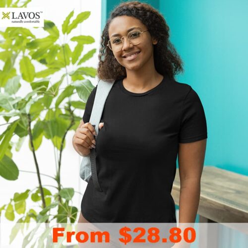 LAVOS Premium Ladies Fashion T Shirt with Custom Print