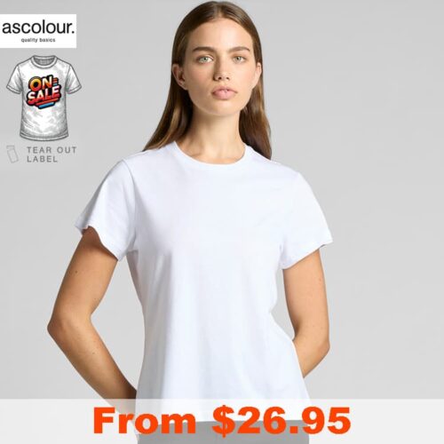 On Sale AS Colour Ladies T Shirt with Custom Print