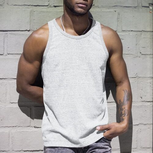 S Designs Mens Singlet Casual 02