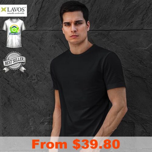 Same Day LAVOS Premium Men Fashion T Shirt with Custom Print