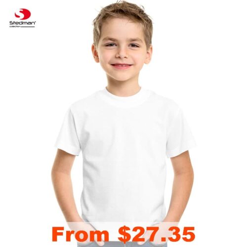 Stedman Kids Cotton T Shirt with Custom Print