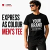 Express AS Colour men's custom T-shirt printing in Australia