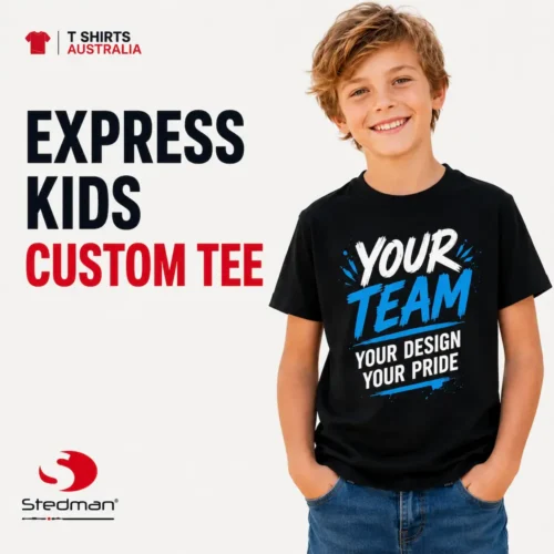 Express kids custom T-shirt printing in Australia