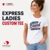 Express Stedman ladies custom T-shirt printing in Australia