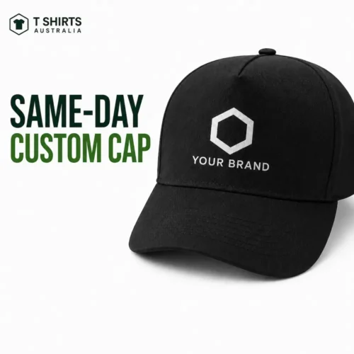 Same-day custom cap printing in Australia
