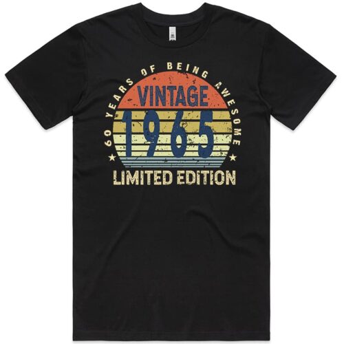 60 Years of being Awesome Birthday T-Shirt MEN