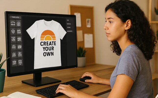 Custom T Shirt Printing Made Easy with Free Apps & AI Art