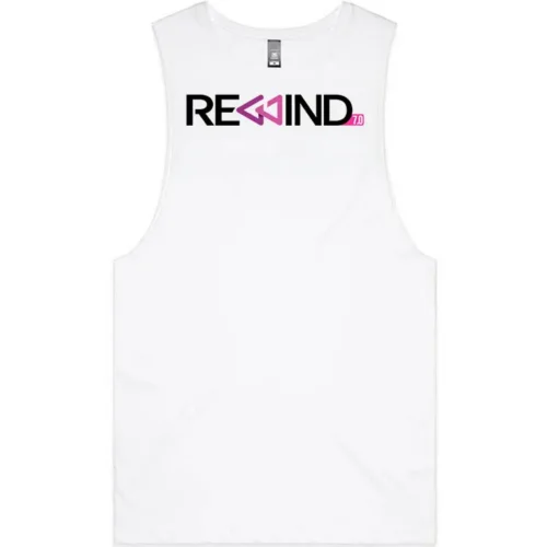 REWIND 2026 unisex tank White front