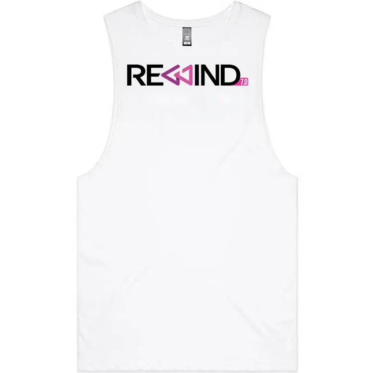 REWIND 2026 unisex tank White front