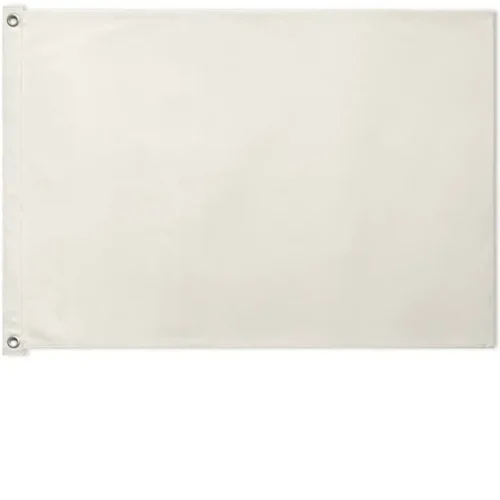 AS Colour Canvas Large Flag in Cream, studio front view