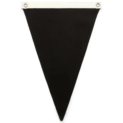 AS Colour Canvas Pennant in Black, studio view