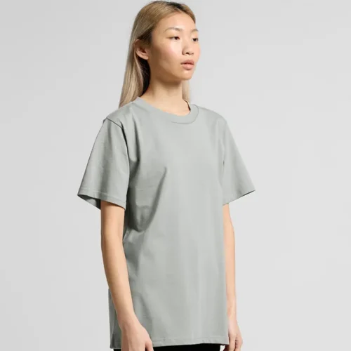 AS Colour Ladies Classic T Shirt, Storm, studio three-quarter turn view