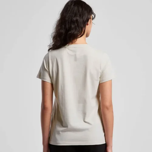 AS Colour Ladies Maple T Shirt Custom Print Ecru Studio Back View