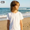 CB Kids Premium T-Shirt in White with custom print, front view