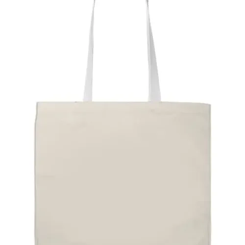 Legend Life Cotton Hemp Tote in Natural, studio front view