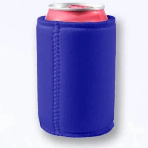 Stubby Holder in Royal, studio with can