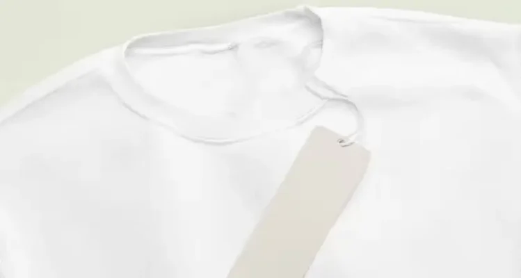 T-shirt weight guide showing different GSM fabric thickness