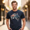 Mens Artistic Australia t-shirt navy lifestyle image