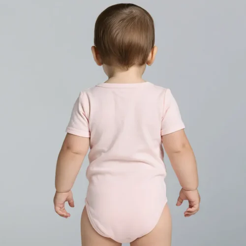 AS Colour Baby Mini Me Rompa custom print, Pink, studio back
