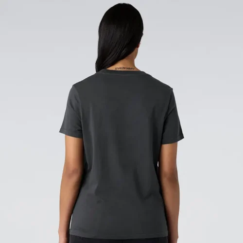 AS Colour Ladies Maple Faded T Shirt, Faded Black, studio back view