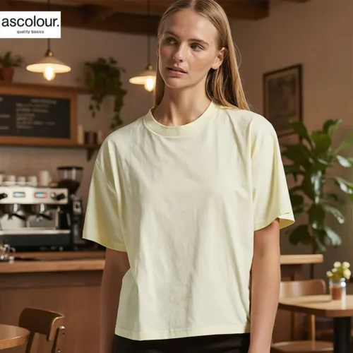 AS Colour Ladies Martina T Shirt, Butter, main view