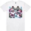 Men’s white Brisbane Christmas t-shirt alternate product image