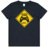Navy Gamer Zone Loading kids t-shirt