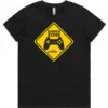 Black Gamer Zone Loading ladies t-shirt