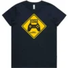 Navy Gamer Zone Loading ladies t-shirt
