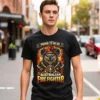 Proud To Be An Australian Firefighter printed in Australia graphic t-shirt men front design