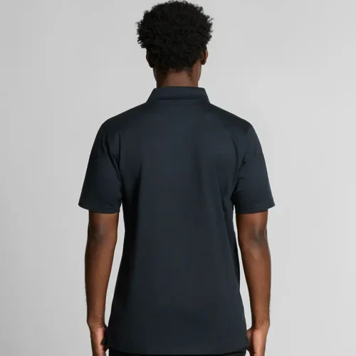 AS Colour Chad Polo in Navy, studio back view