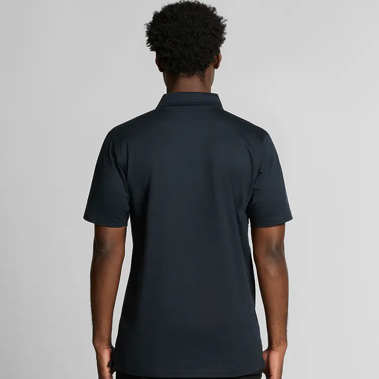 AS Colour Chad Polo in Navy, studio back view