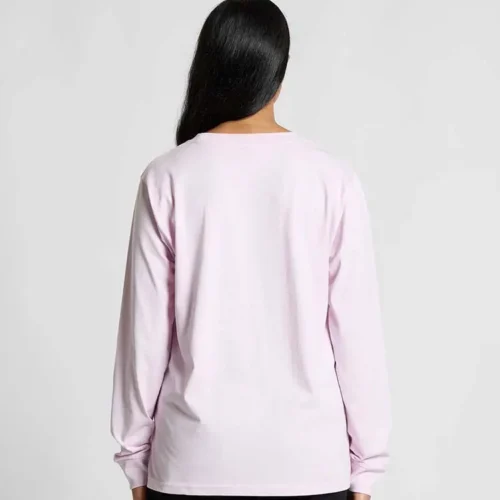 AS Colour Ladies Classic Long Sleeve T Shirt, Orchid, studio back view