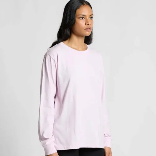 AS Colour Ladies Classic Long Sleeve T Shirt, Orchid, studio three-quarter view